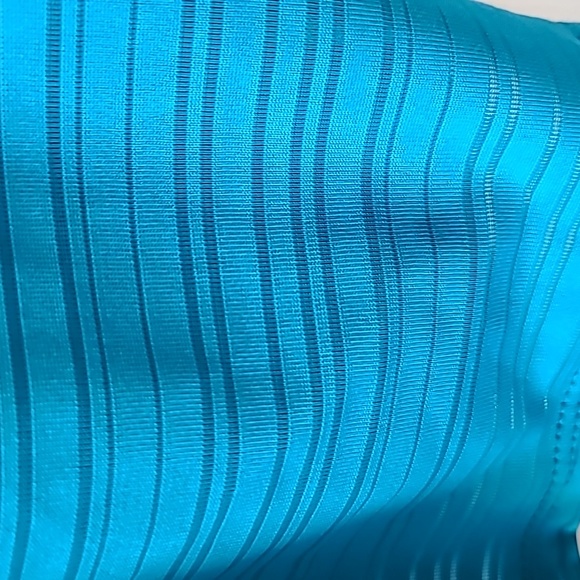 ZEROXPOSUR BRAND WOMEN'S TROPICAL BLUE AND BLACK TANKINI WITH BRA SIZE XS - Picture 6 of 14